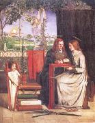 Dante Gabriel Rossetti The Girlhood of Mary Virgin (mk28) oil painting artist